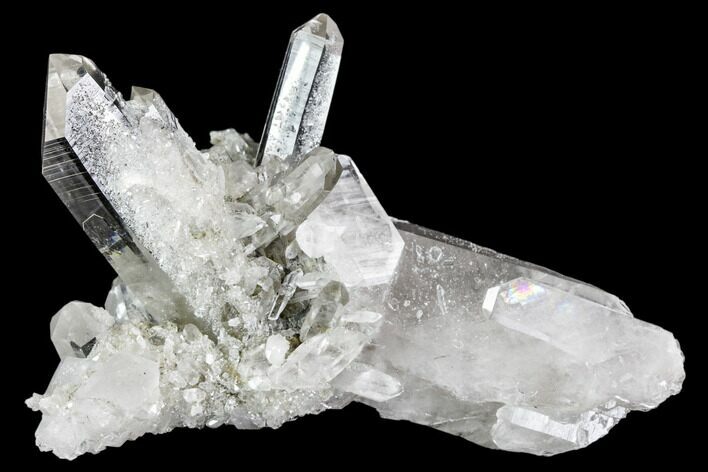 Clear Quartz Crystal Cluster - Hardangervidda, Norway #111457